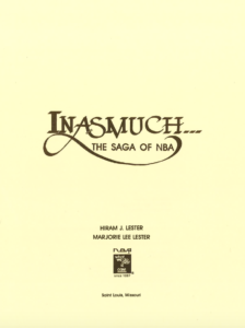 "Inasmuch" cover